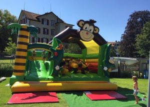 hüpfburgen mieten Ostschweiz | eine bunte Gumpiburg